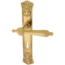 Jugendstil aus Messing - schlichtes Design - matt gold