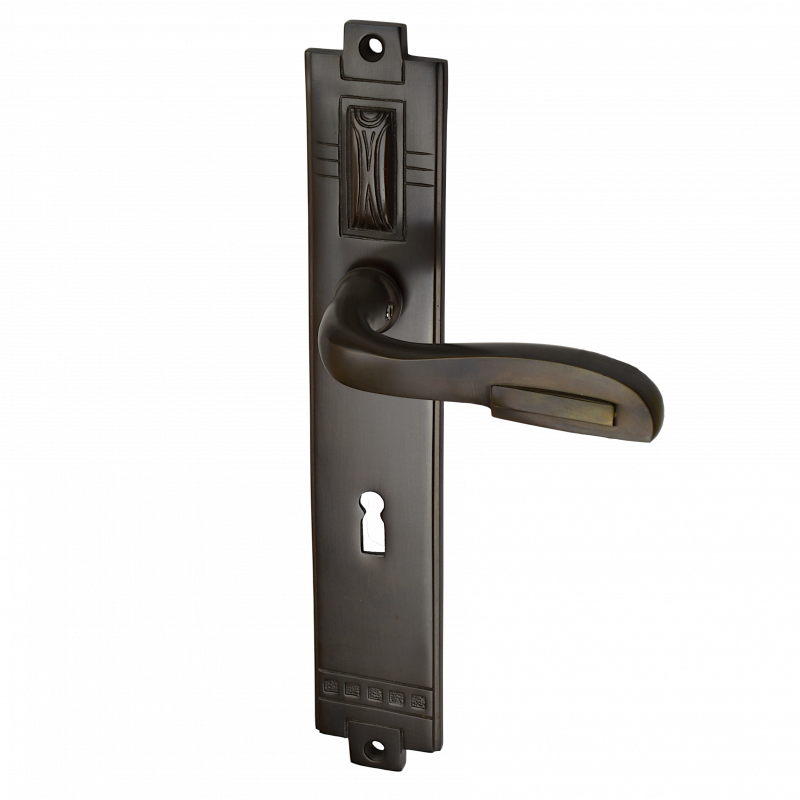 Schwarzer Tor-Tür-Verschluss Drop Bar Rustikale Vintage Messing